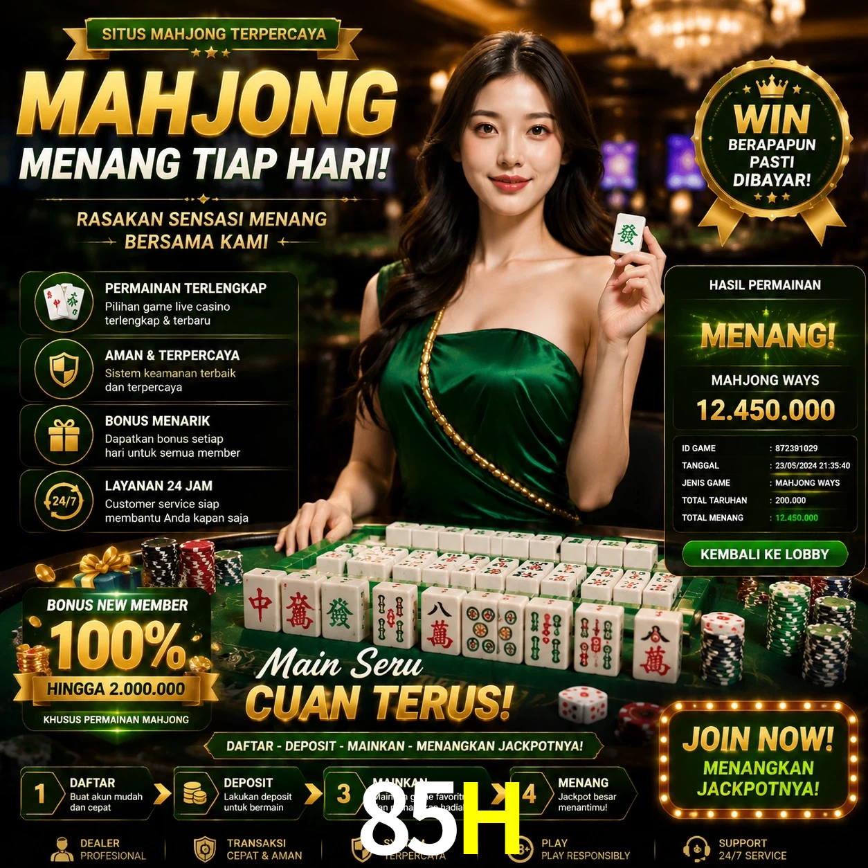 Cashback VIP 85H - reembolso semanal